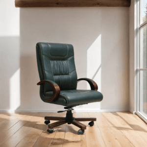 Black Leather Manager Chair