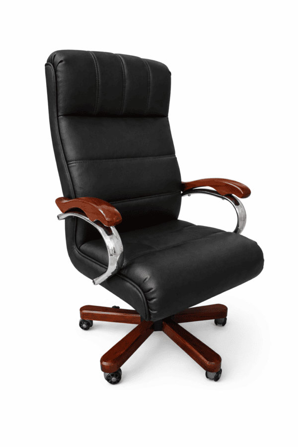 [CC 1800] Black Leather Executive Chair