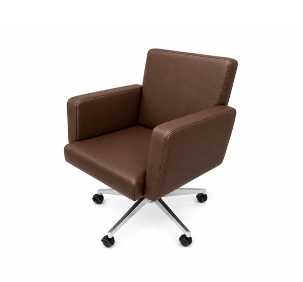 Brown Leather Office Chair