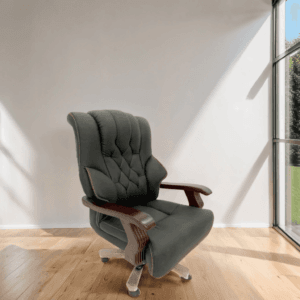 Black Leather Manager Chair