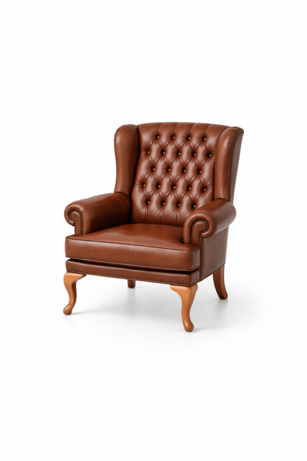 [CPC-300] Cream Leather Chair