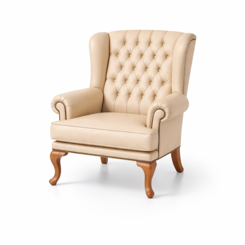 Cream Leather Chair Cream Leather Chair