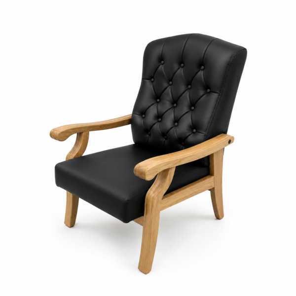 [CPC-500] Brown Leather Chair