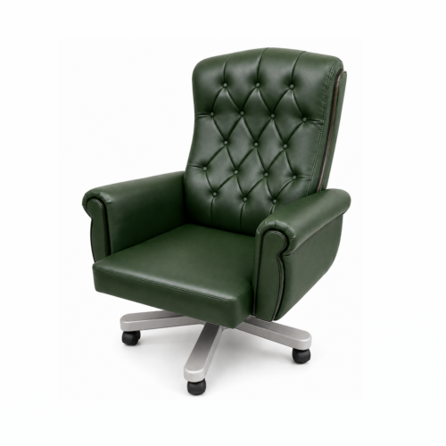 Green Leather Executive Chair