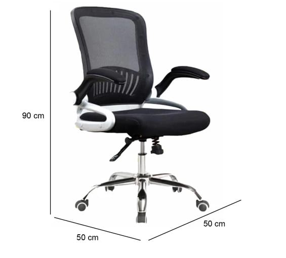 Black Mesh Staff Chair