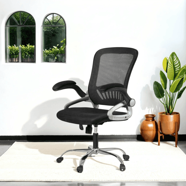 Black Mesh staff Chair