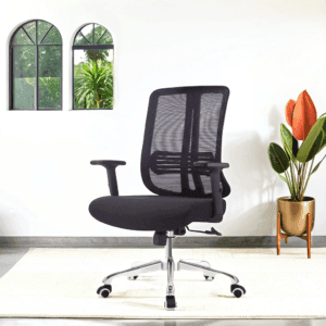 Black Mesh staff Chair