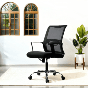 Black Mesh staff Chair