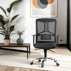 Black Mesh staff Chair