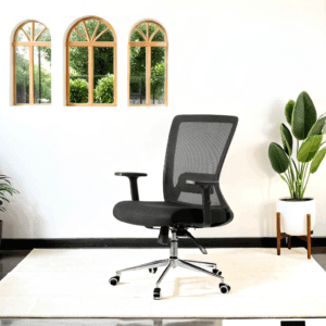 Black Mesh staff Chair