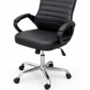 [GL 133-3 m] Brown Leather Office Chair