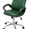[GL 133-3 m] Brown Leather Office Chair