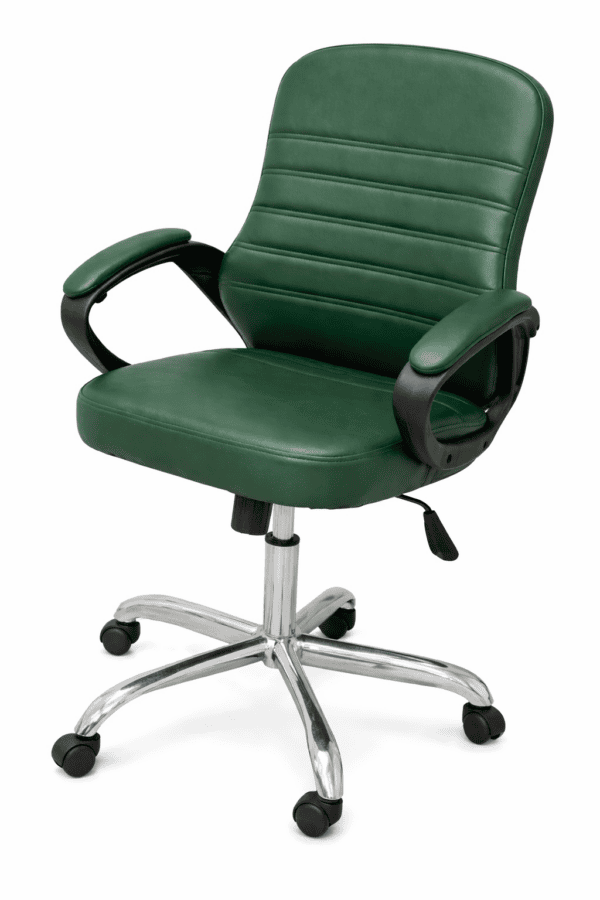 [GL 133-3 m] Brown Leather Office Chair