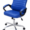 [GL 133-3 m] Brown Leather Office Chair