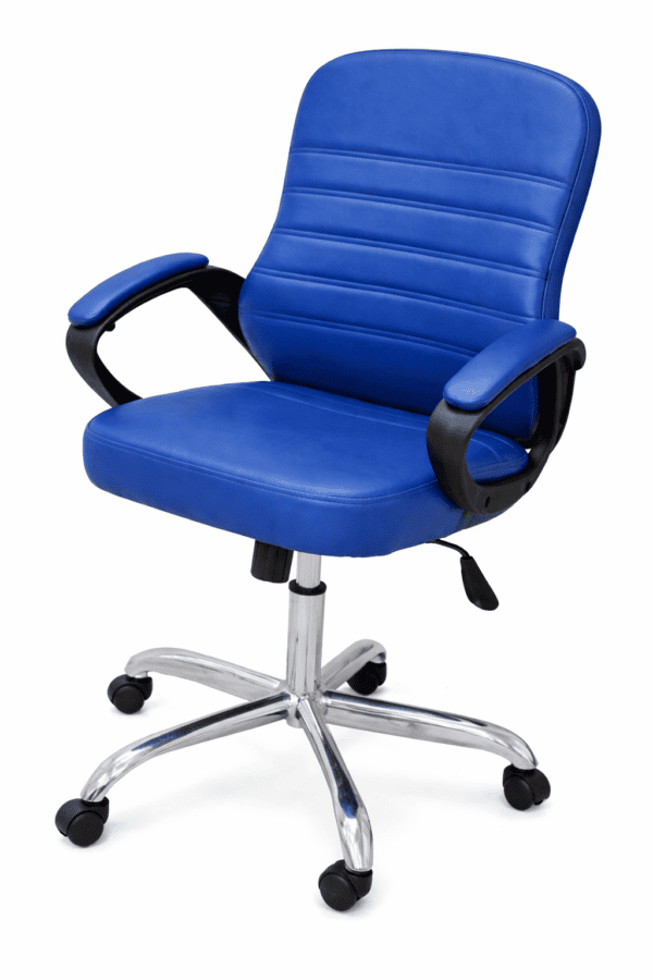 [GL 133-3 m] Brown Leather Office Chair