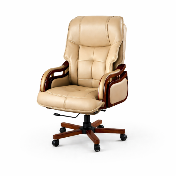 [GL 202] Brown Leather Executive Chair