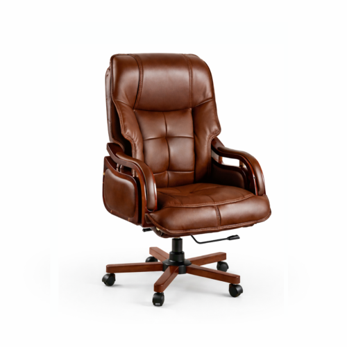 brown-leather-executive-office-chair