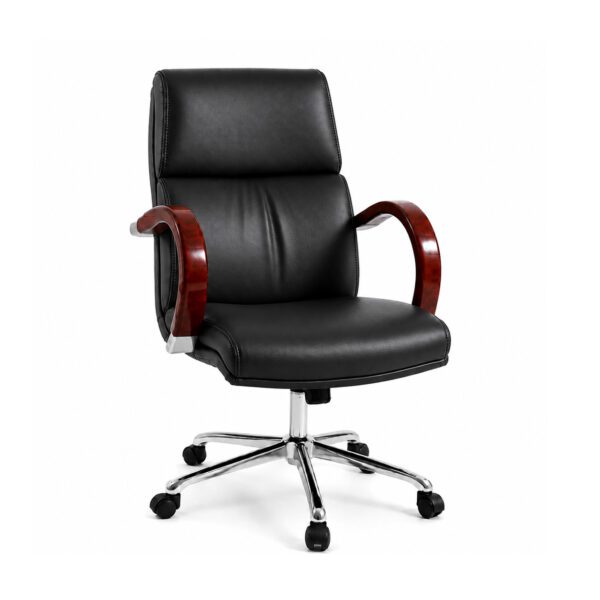 Wooden Armrest Office Chair Wooden Armrest Office Chair