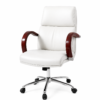 [GL 303 m] Wooden Armrest Office Chair