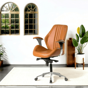 Borown Leather Manager Chair