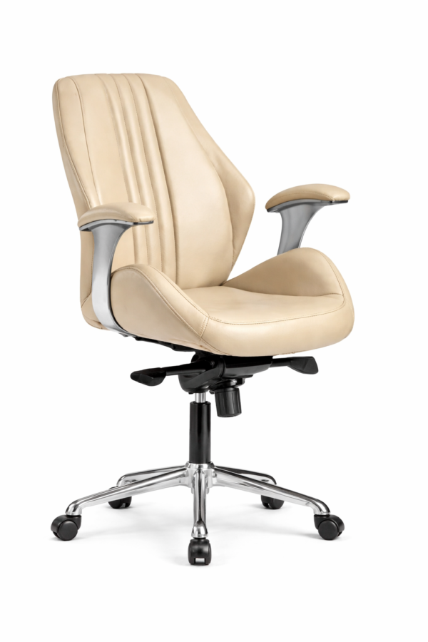 [GL312-m] Brown Leather Executive Chair