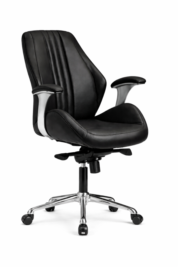 [GL312-m] Brown Leather Executive Chair