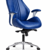 [GL312-m] Brown Leather Executive Chair