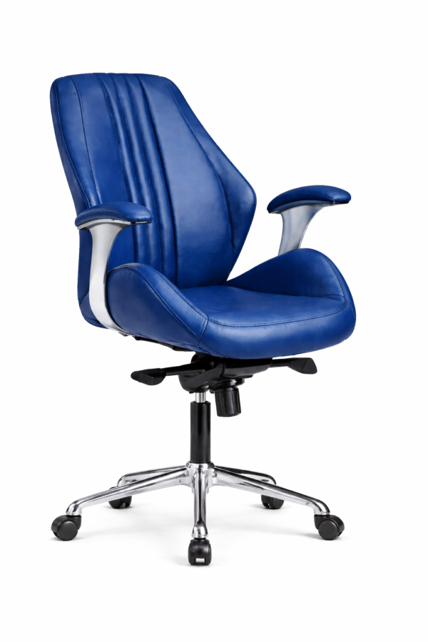 [GL312-m] Brown Leather Executive Chair