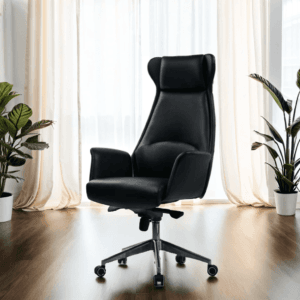 Luxury Black Leather Chair