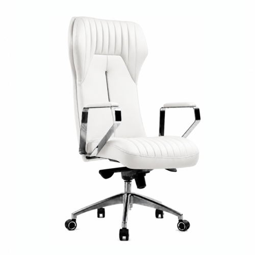 Modern white office chair