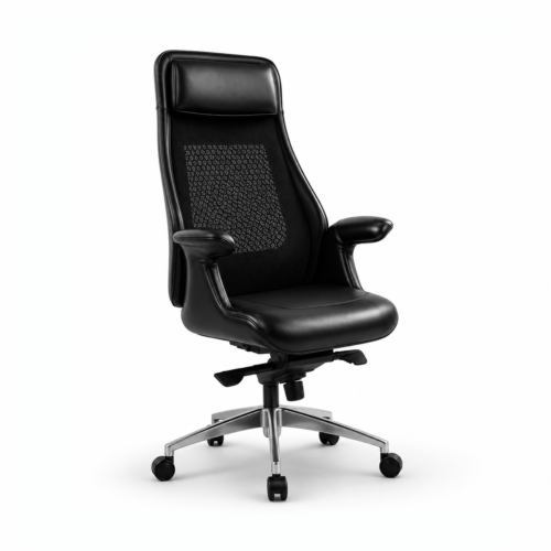 Hybrid Mesh Leather Executive Chair
