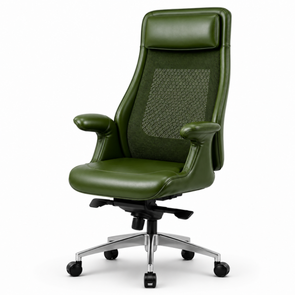 [GL - 332] Hybrid Mesh Leather Executive Chair