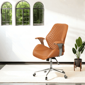 Borown Leather Manager Chair