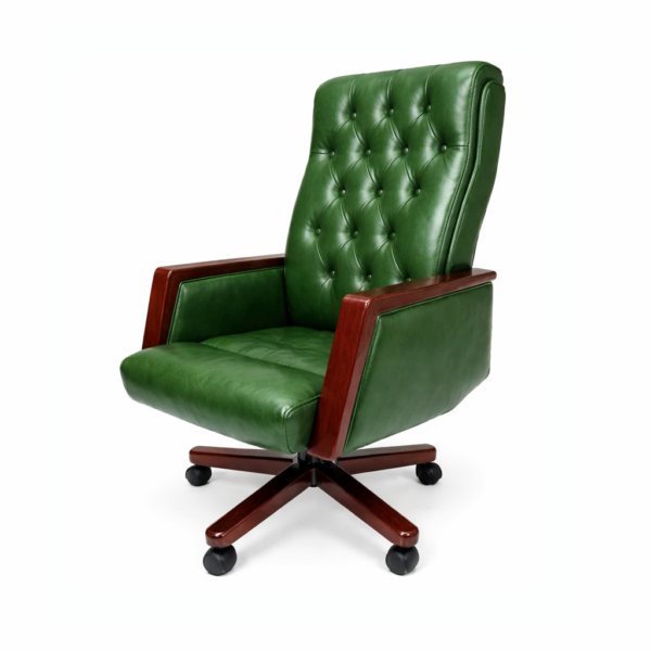 Green Leather Executive Chair
