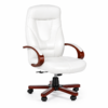 [MC-300] Brown Leather Desk Chair