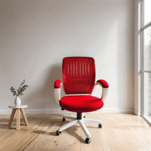 Red Mesh middle chair