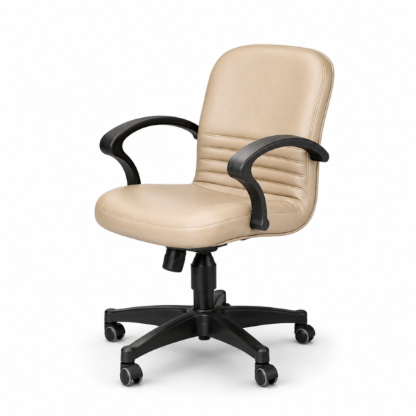 [Rocky m] Red Leather Office Chair