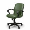 [Rocky m] Red Leather Office Chair