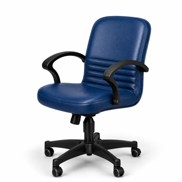 [Rocky m] Red Leather Office Chair