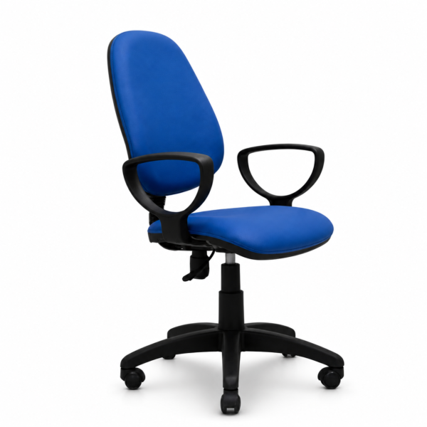 [Secretary Chair] Yellow Leatherette Office Chair