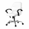 [Windy m] Black Leatherette Office Chair