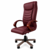 [CC-2100] Beige Leather Desk Chair