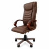 [CC-2100] Beige Leather Desk Chair