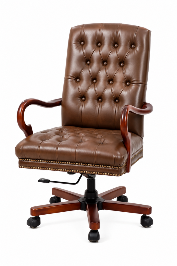 [GL 209] Nailhead Trim Office Chair
