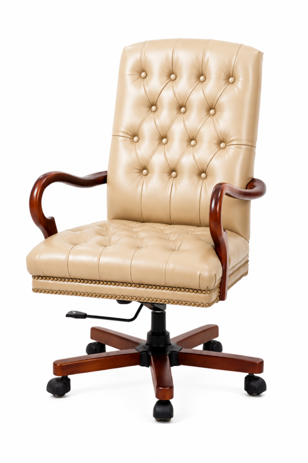 [GL 209] Nailhead Trim Office Chair