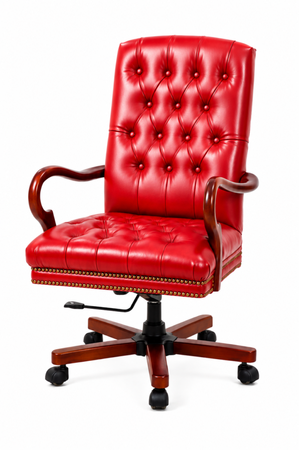 [GL 209] Nailhead Trim Office Chair