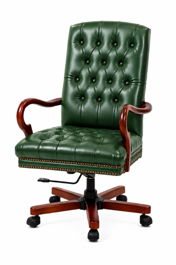 [GL 209] Nailhead Trim Office Chair