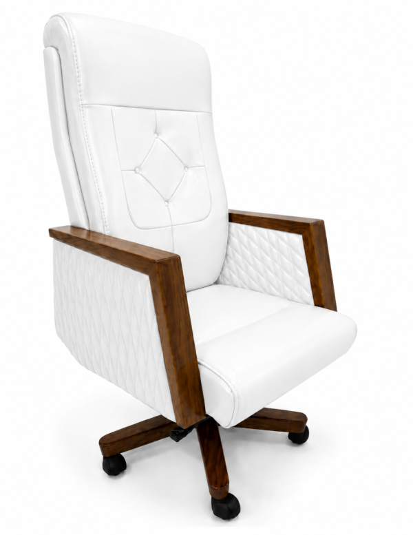 [MC 100] Brown Leather Executive Chair
