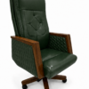 [MC 100] Brown Leather Executive Chair