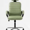[GL 133-3 m] Beige Leather Desk Chair Cairo